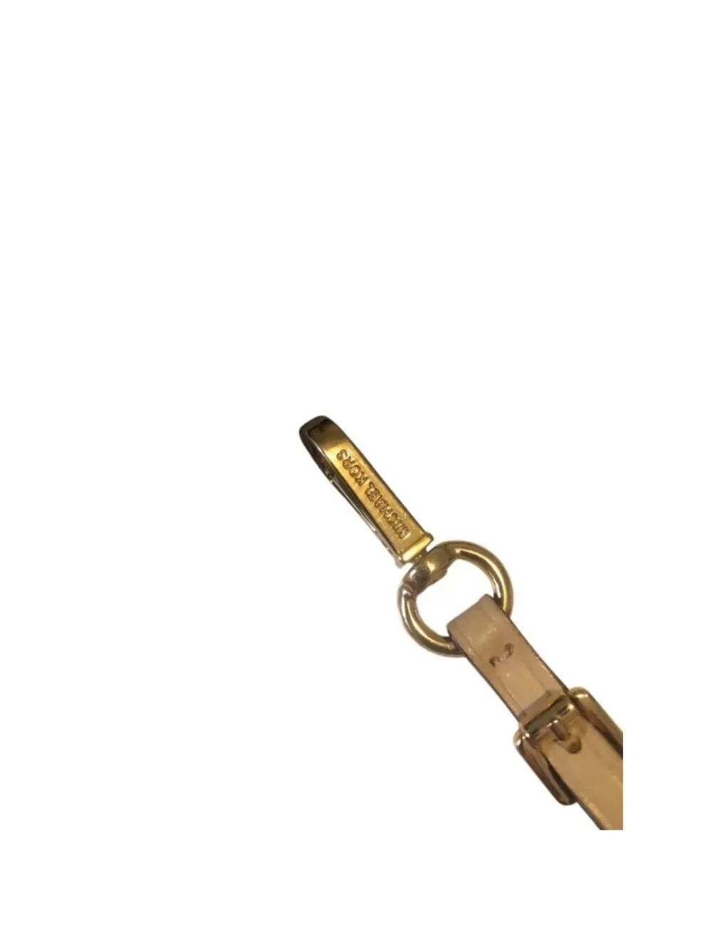 Michael Kors Beige & Gold Bag Charm